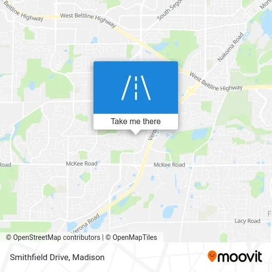 Smithfield Drive map