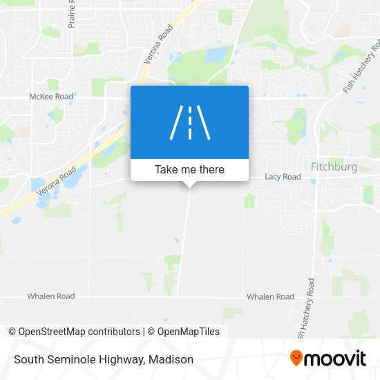South Seminole Highway map