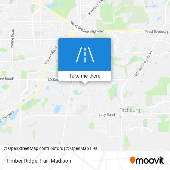 Timber Ridge Trail map