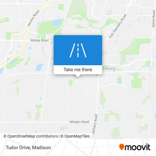 Tudor Drive map