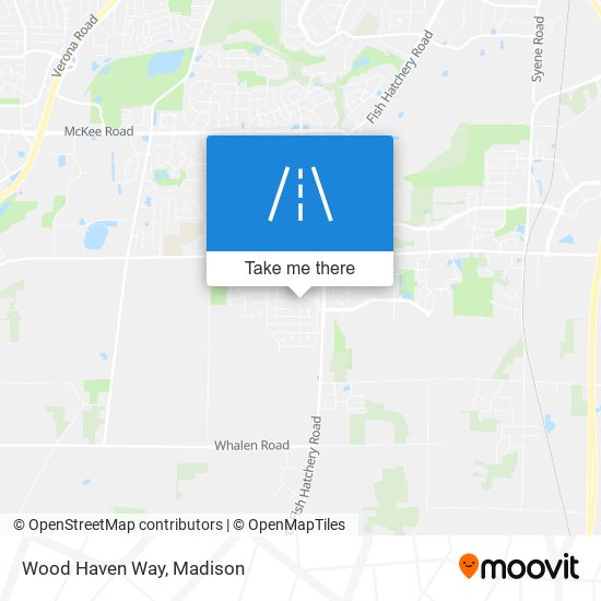 Wood Haven Way map