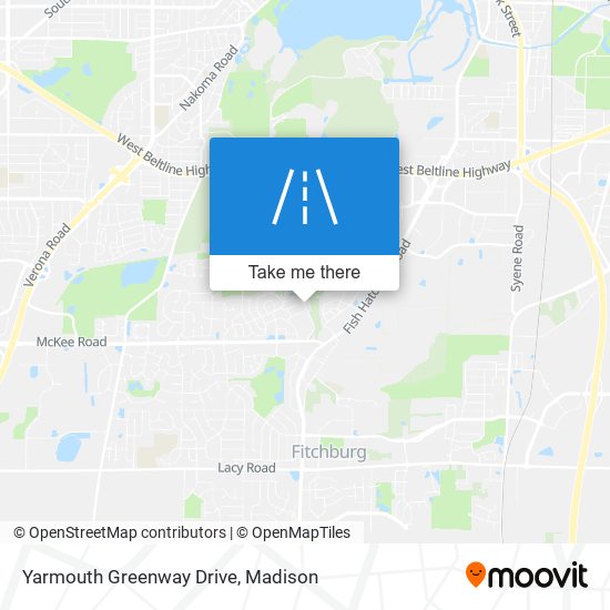 Mapa de Yarmouth Greenway Drive