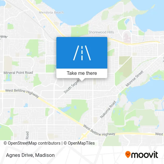 Agnes Drive map