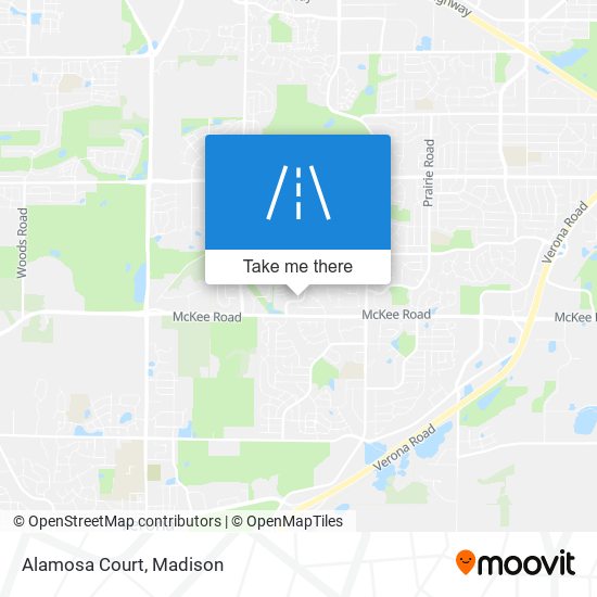 Alamosa Court map