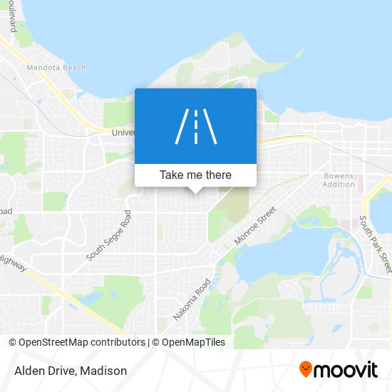 Mapa de Alden Drive