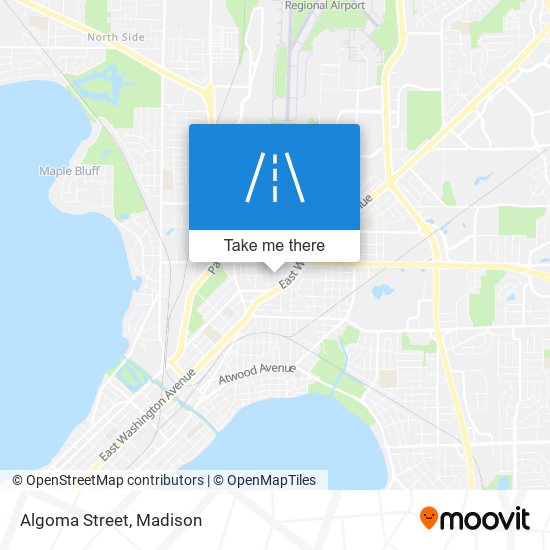 Algoma Street map