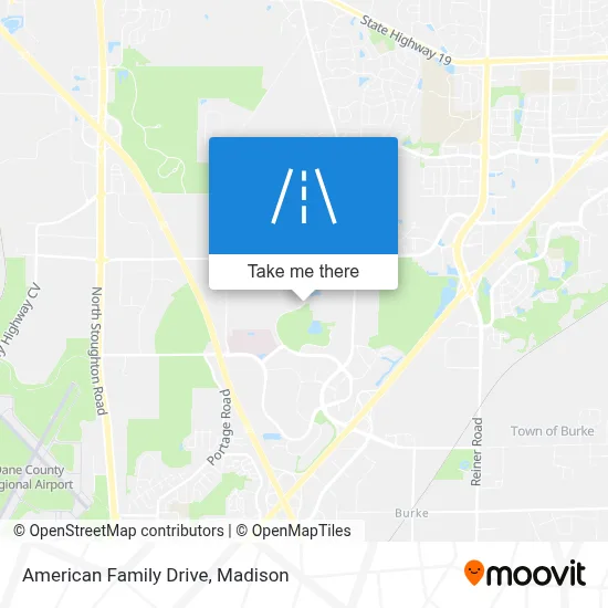 American Family Drive map