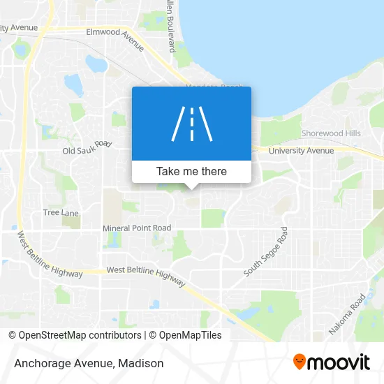 Anchorage Avenue map