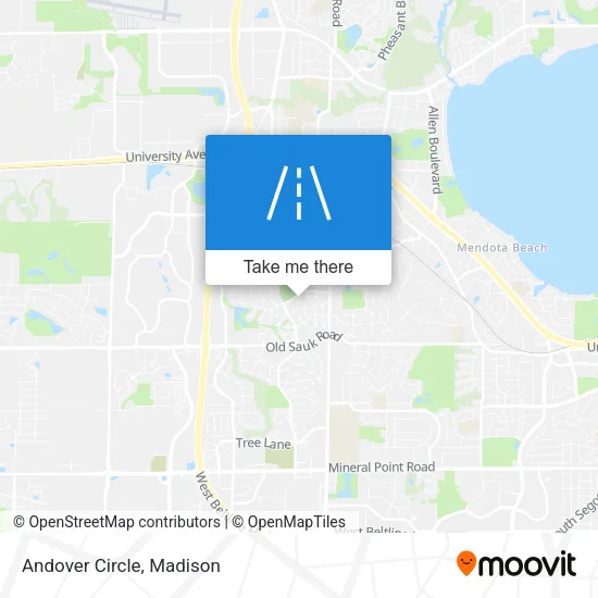 Mapa de Andover Circle