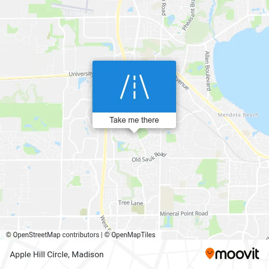 Apple Hill Circle map