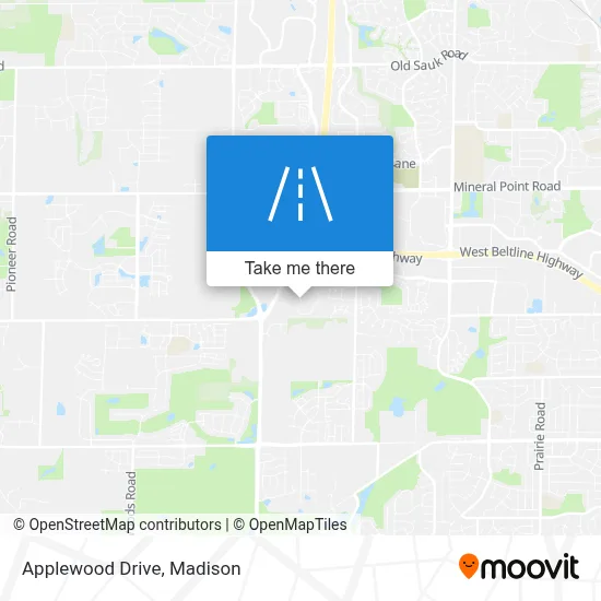 Applewood Drive map