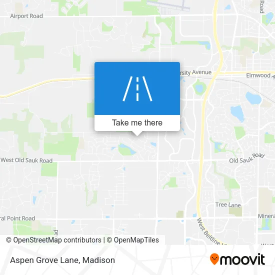 Aspen Grove Lane map