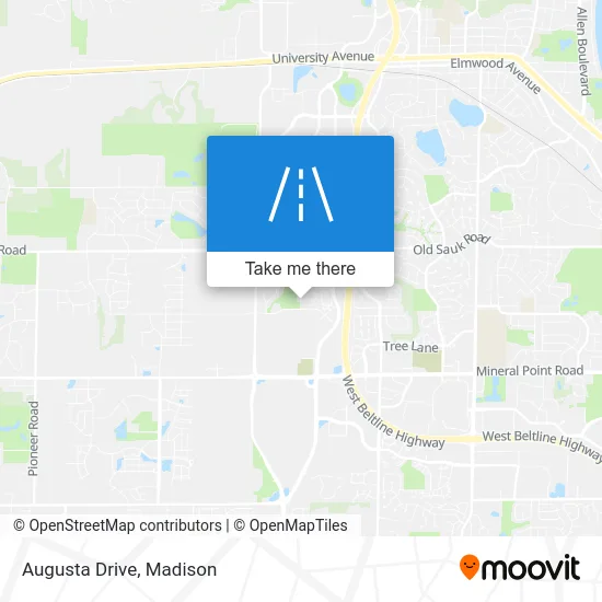Augusta Drive map