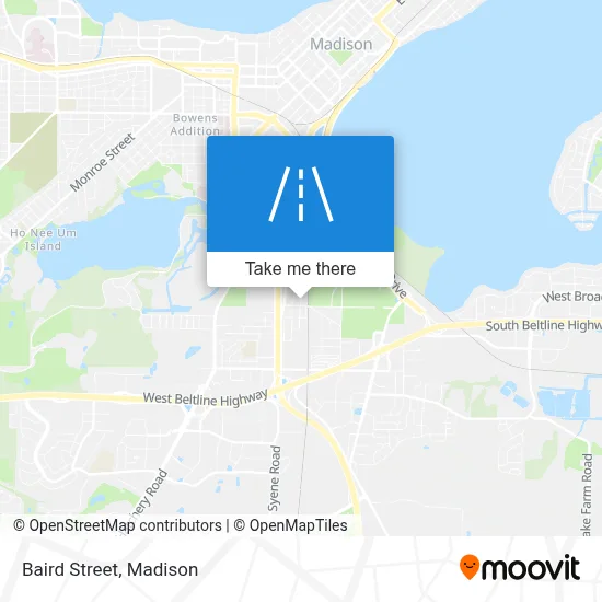 Baird Street map