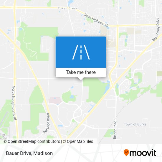 Bauer Drive map