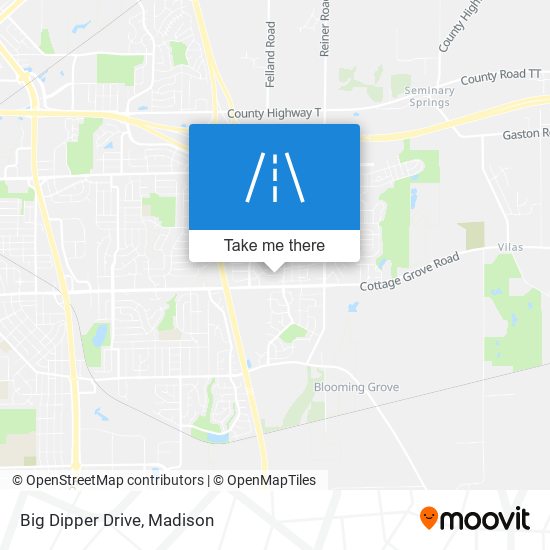 Big Dipper Drive map