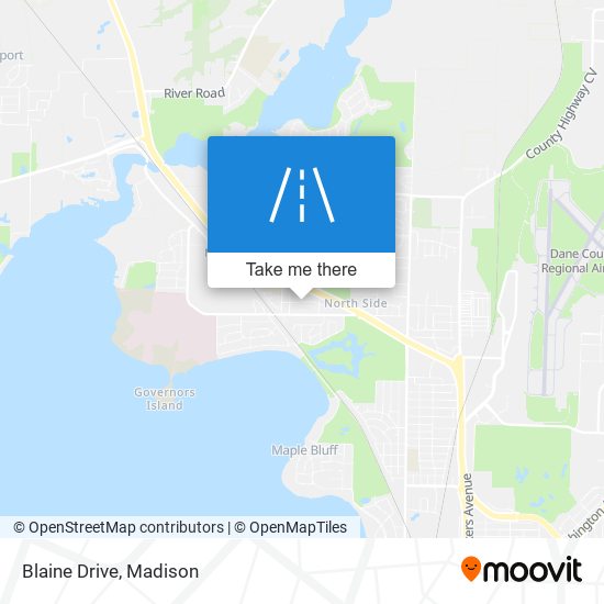 Blaine Drive map