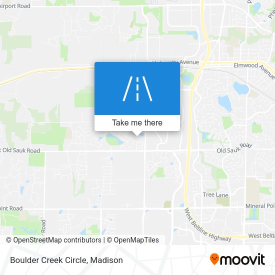 Mapa de Boulder Creek Circle