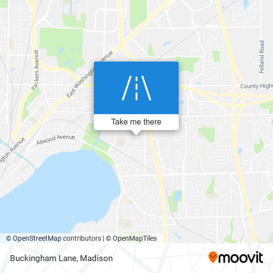 Buckingham Lane map