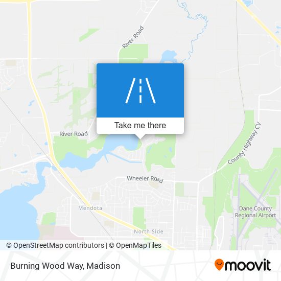 Mapa de Burning Wood Way