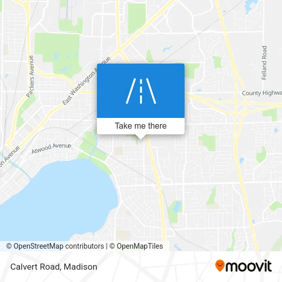 Calvert Road map