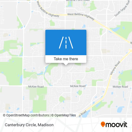 Mapa de Canterbury Circle