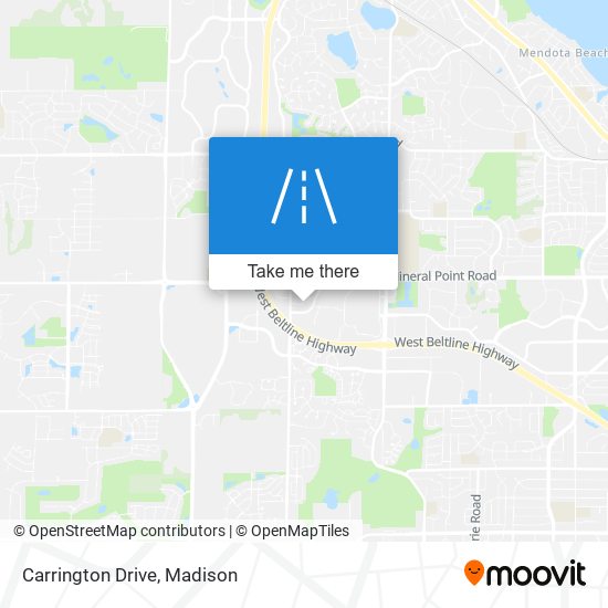 Carrington Drive map