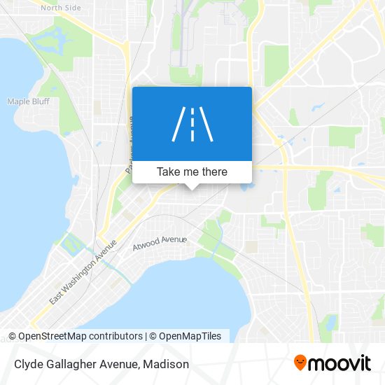 Mapa de Clyde Gallagher Avenue
