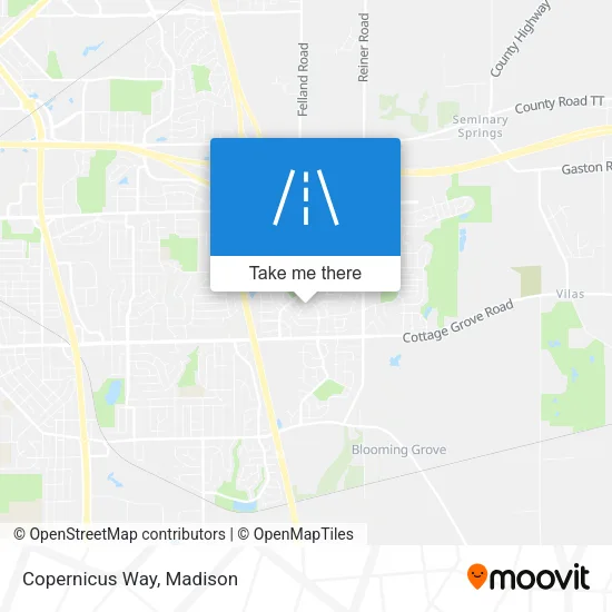 Copernicus Way map