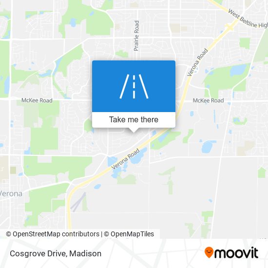 Cosgrove Drive map