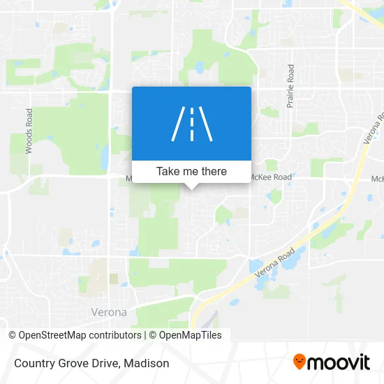 Country Grove Drive map