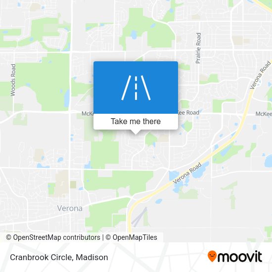 Mapa de Cranbrook Circle