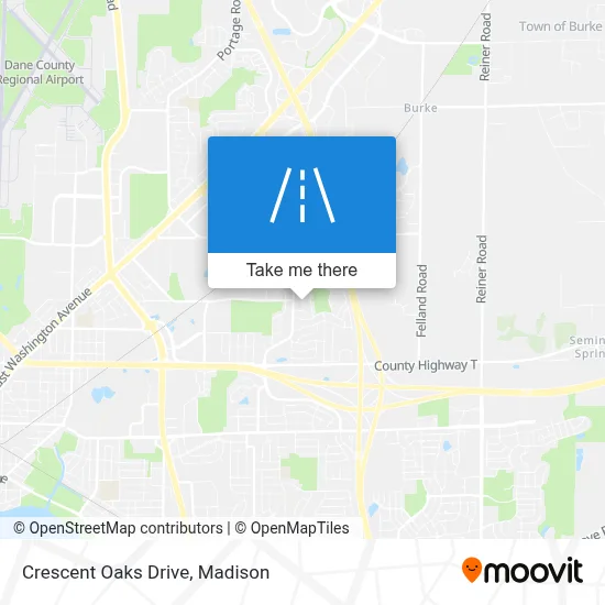 Crescent Oaks Drive map