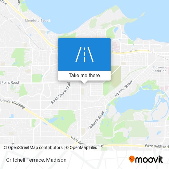 Mapa de Critchell Terrace