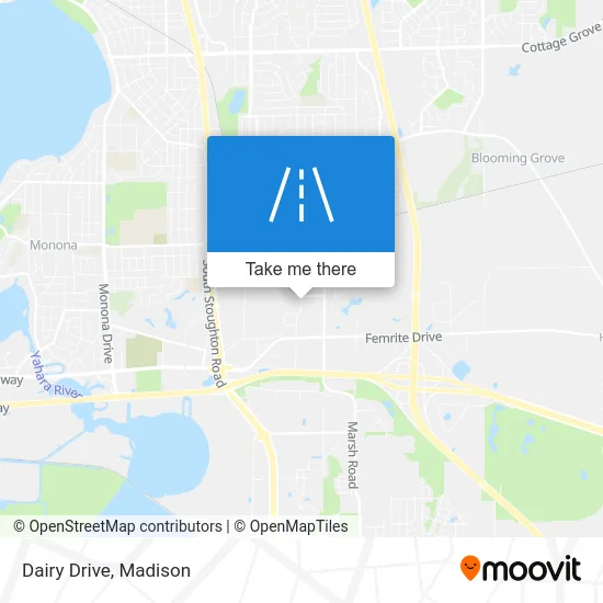 Dairy Drive map