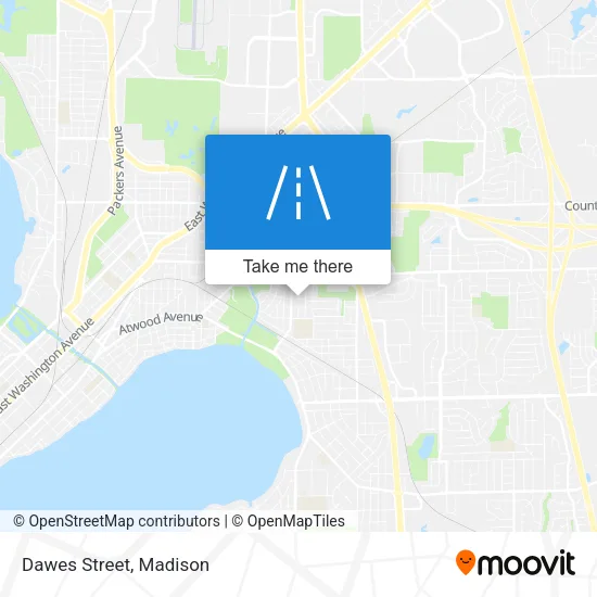 Dawes Street map