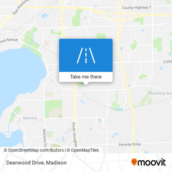 Deerwood Drive map