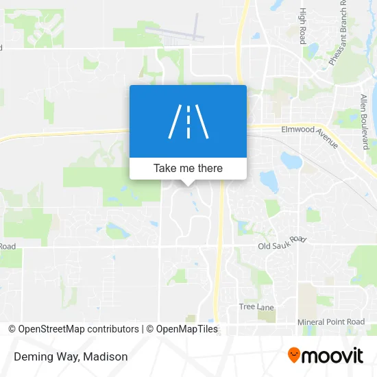 Deming Way map