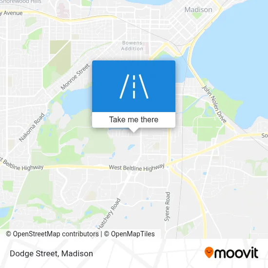 Dodge Street map