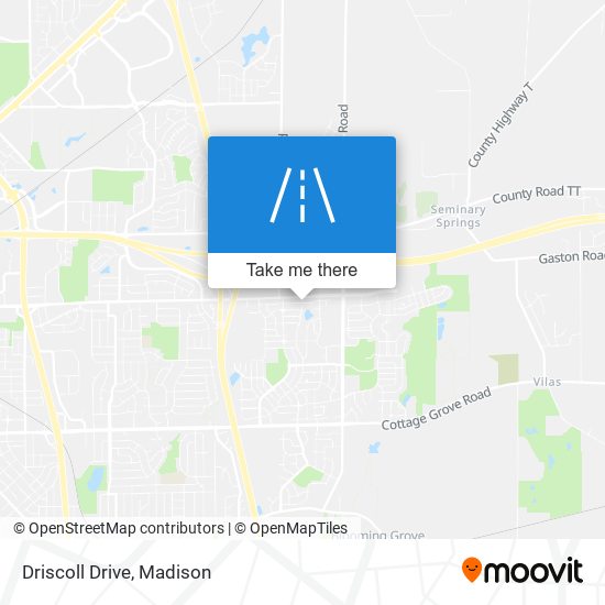 Driscoll Drive map