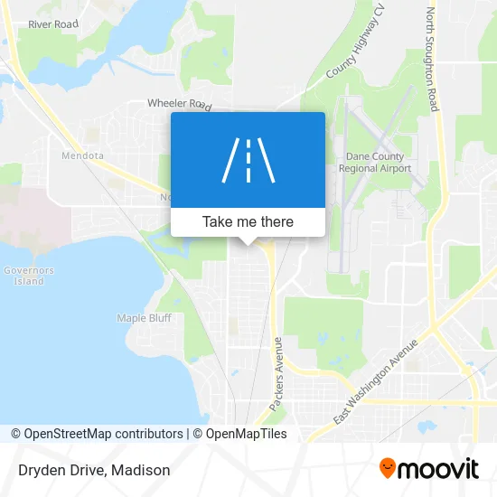 Dryden Drive map