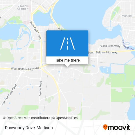 Mapa de Dunwoody Drive