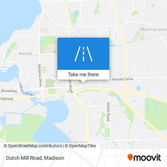 Dutch Mill Road map