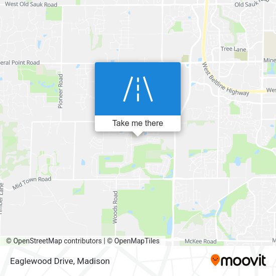 Eaglewood Drive map