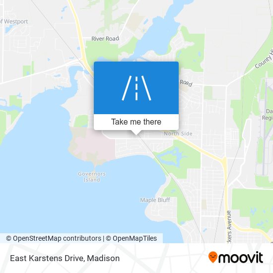 East Karstens Drive map