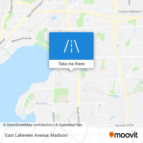 Mapa de East Lakeview Avenue