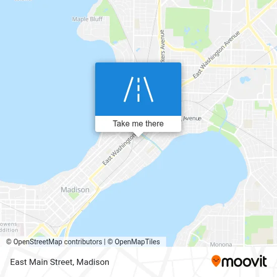 East Main Street map