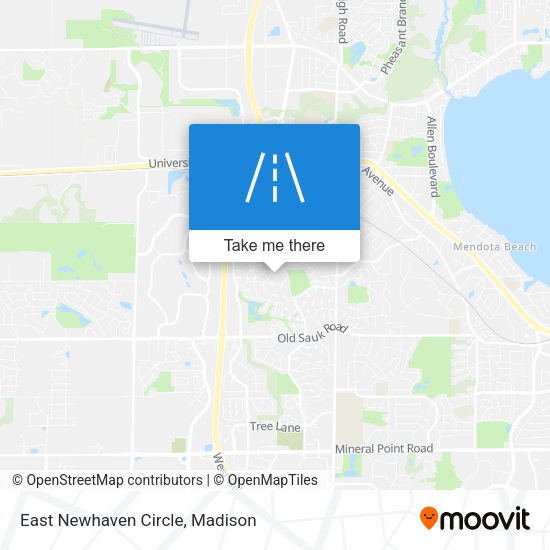 Mapa de East Newhaven Circle