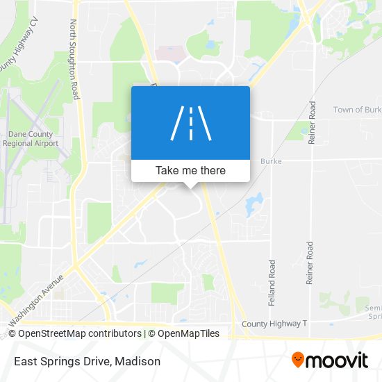 Mapa de East Springs Drive