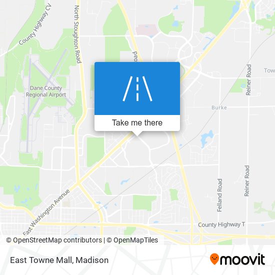 Mapa de East Towne Mall